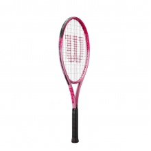 Wilson Kinder-Tennisschläger Burn 25in (9-12 Jahre) pink - besaitet -